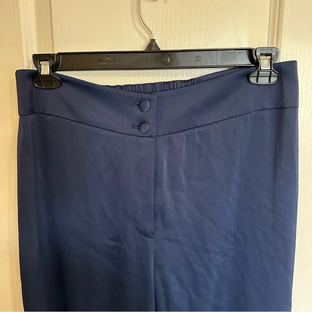 Amazon the Drop Lucy Whims High Waist Contrast Trim Wide Leg Pants Size Large - Picture 5 of 9